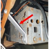 1969-1974 Nova Radio Rear Support Bracket Image