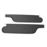 1966-1967 Chevelle Coupe Sun Visors, Black Surrey Grain Image