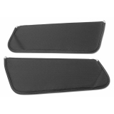 1970 Chevrolet Sunvisors, Perforated Black Image