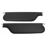 1967-1969 Camaro Convertible Sun Visors, Black Image