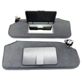 1993-2002 Camaro Sunvisor Set With Vanity Mirrors Dark Charcoal Image