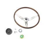 1969 Nova Rosewood Sport Steering Wheel Kit With Tilt Image