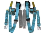 1978-1981 Camaro Seat Belt Kit, Front & Rear, Bright Blue Image