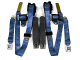 1974-1981 Camaro Seat Belt Set Navy Blue Image