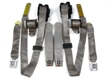 1974-1981 Camaro Seat Belt Kit, Front & Rear, Silver Image