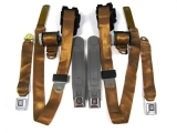 1974-1981 Camaro Seat Belt Kit, Front & Rear, Tan Image