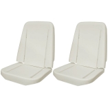 1970 Monte Carlo Bucket Seat Foams Pair with Listing Wire Made In USA Image