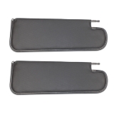 1962-1963 Nova Convertible Sun Visors, Black Seville Grain Image