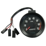 1967 El Camino Blinker Tachometer With 6000 Rpm Redline Image