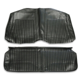 1967-1968 Camaro Coupe Standard Rear Seat Covers, Black Image