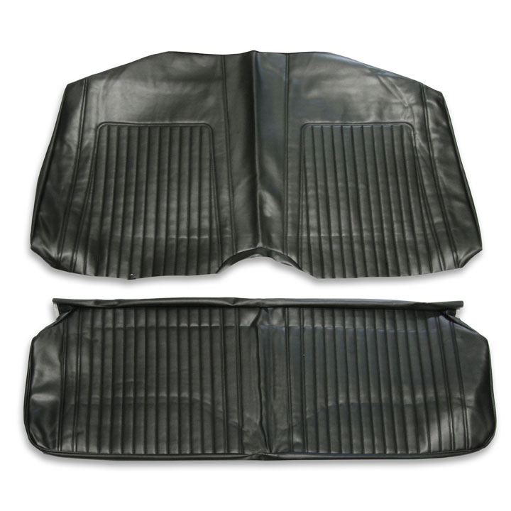 1968 Chevrolet Convertible Standard Rear Seat Covers, 68 Blue