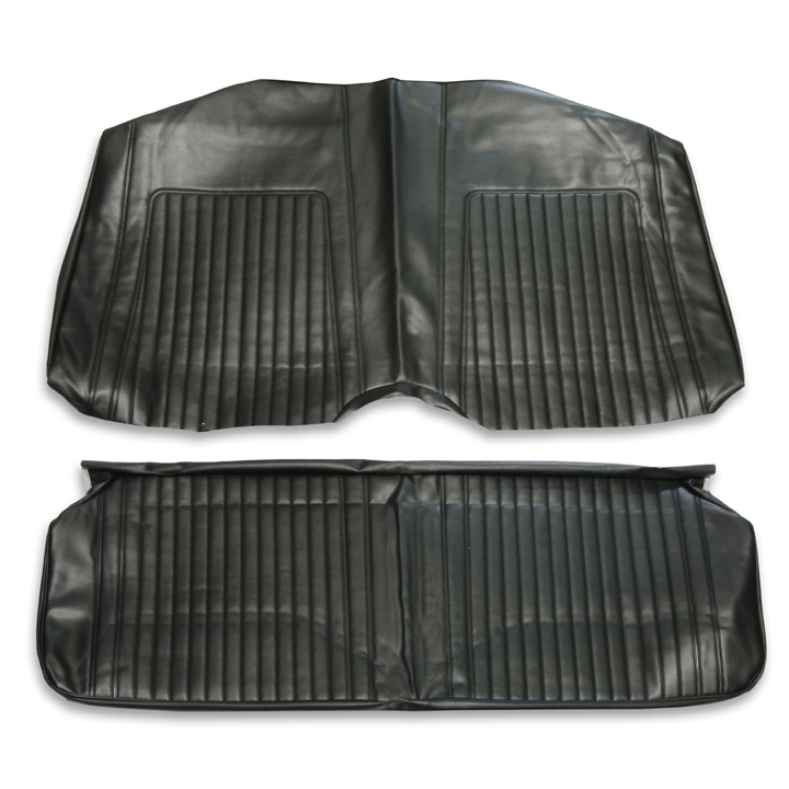 1968 Chevrolet Coupe Standard Fold Down Rear Seat Covers, 68 Blue