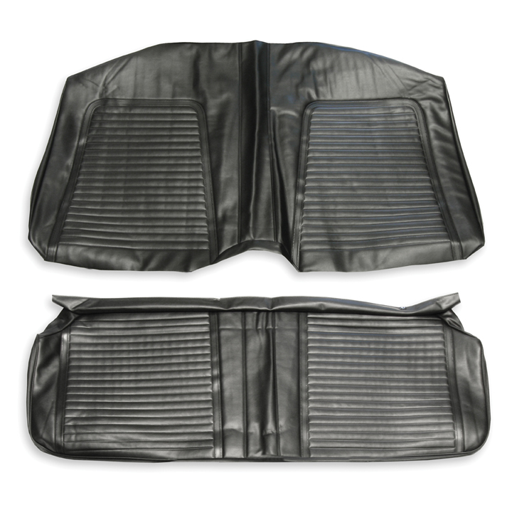 1969 Camaro Coupe Standard Rear Seat Covers, Black