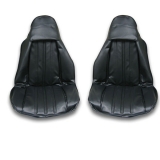1974-1975 El Camino Front Swivel Bucket Seat Covers, Black M10 Image