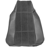 1976 Camaro LT Custom Cloth Bucket Seat Covers, Black M10 Image