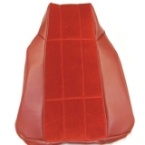 1976 Camaro LT Custom Cloth Bucket Seat Covers, Red M30 Image