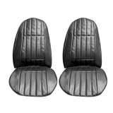 1977 Camaro Standard Bucket Seat Covers, Black S70 Image