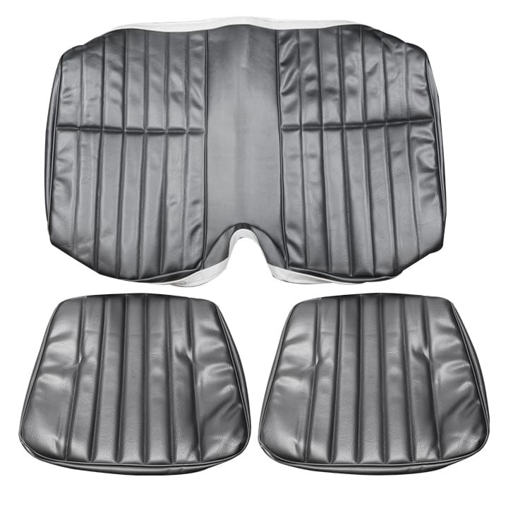1978 1979 Chevrolet Standard Rear Seat Covers Black S70 - 1979 Chevy Camaro Seat Covers
