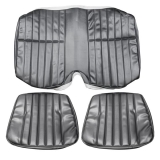 1978-1979 Camaro Standard Rear Seat Covers, Black S70 Image