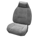 1979 Camaro Berlinetta Custom Cloth Bucket Seat Covers, Black S70 Image