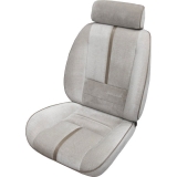 1988-1992 Camaro Rear Split Back Seat Covers, Deluxe Cloth Sandstone Image