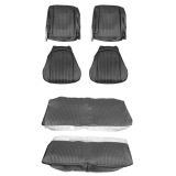 1964 Chevelle Convertible Bucket Seat Cover Kit, Black Image