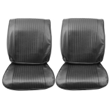 1964 El Camino Bucket Seat Covers, Black Image