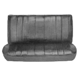 1966 Chevelle 4 Door Sedan And Coupe Rear Seat Covers, Black Image
