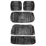 1966 Chevelle Coupe Bench Seat Cover Kit, Black Image