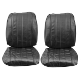 1966 El Camino Bucket Seat Covers, Black Image