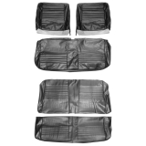 1967 Chevelle Coupe Bench Seat Cover Kit, Black Image