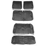 1968 Chevelle Coupe Bench Seat Cover Kit, Black Image