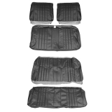 1968 Chevelle Coupe Bench Seat Cover Kit, Black Image