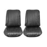 1968 El Camino Bucket Seat Covers, Black Image