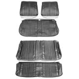 1969 Chevelle Coupe Bench Seat Cover Kit, Black Image