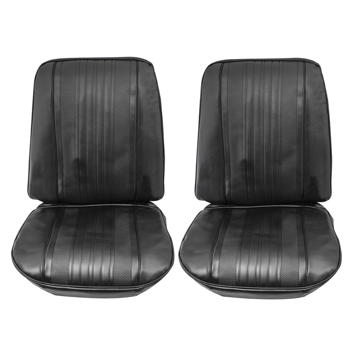 1970 Chevelle Bucket Seat Covers, Black