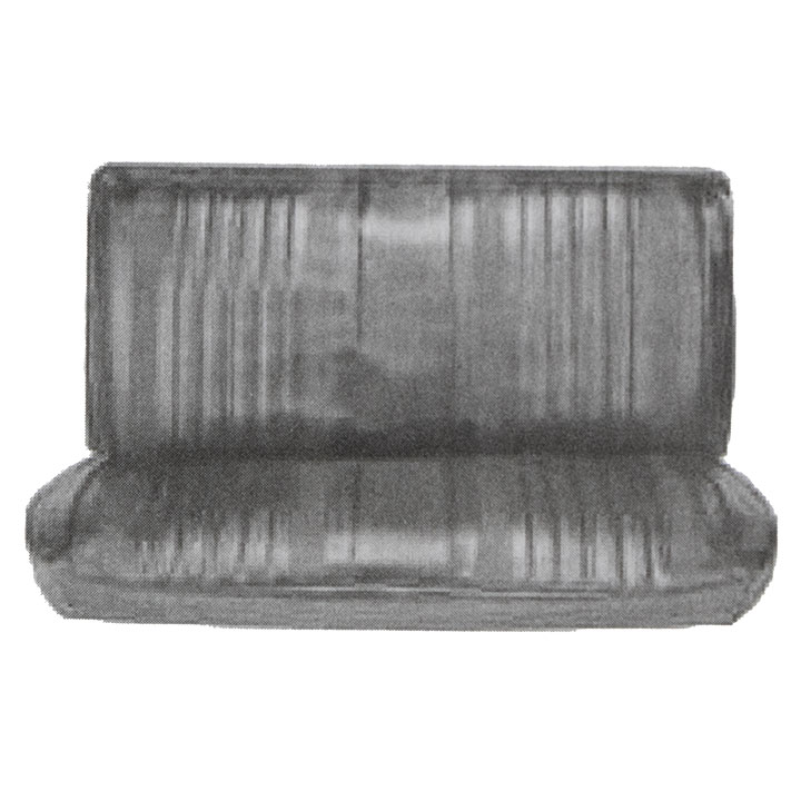 1970 Chevrolet 4 Door Sedan And Wagon Front Bench Seat Covers, Black
