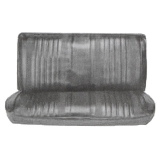 1970 Chevelle 4 Door Sedan And Coupe Rear Seat Covers, Black Image