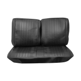 1970 Chevelle Front Bench Seat Covers, Black Image