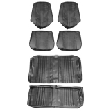 1970 Chevelle Convertible Bucket Seat Cover Kit, Black Image