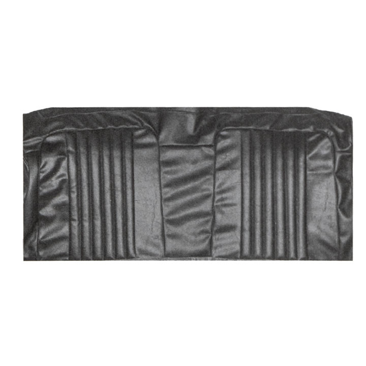 1971-1972 Chevelle 4 Door Sedan And Wagon Front Bench Seat Covers, Black