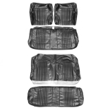 1971-1972 Chevelle Coupe Bench Seat Cover Kit, Black Image