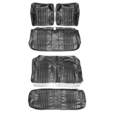 1971-1972 Chevelle Convertible Bench Seat Cover Kit, Black Image