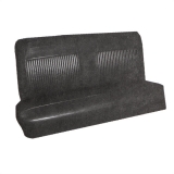 1962-1964 Nova 4 Door Sedan Front Bench Seat Covers, Black Image