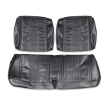 1965 Nova Front Split Bench Seat Covers, Black Image
