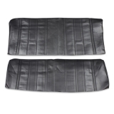 1965 Nova Rear Coupe Seat Covers, Black Image