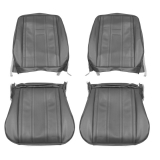 1965 Nova Bucket Seat Covers, Black Image