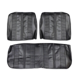 1967 Nova Repro SS Front Bench Seat Covers, Black Image