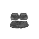1967 Nova Standard Front Bench Seat Covers, Black Image