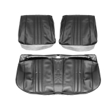 1968 Nova Standard Front Bench Seat Covers, Black Image